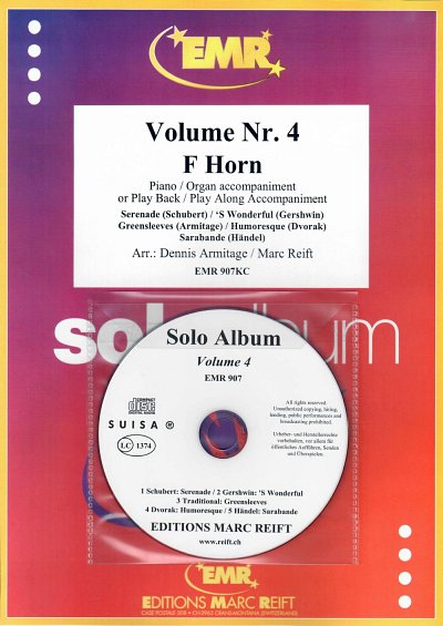 M. Reift: Solo Album Volume 04, HrnOrg/Klav (+CD)