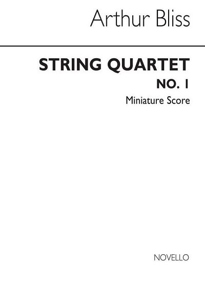 A. Bliss: String Quartet No.1, 2VlVaVc (Stp)