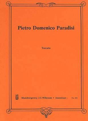 P.D. Paradisi: Toccata, Org
