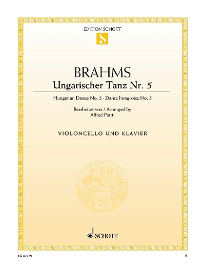 DL: J. Brahms: Ungarischer Tanz Nr. 5, VcKlav (EA)
