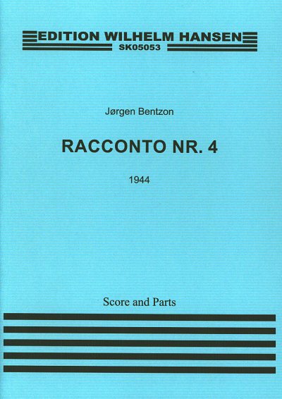 J. Bentzon: Racconto op. 45, EhVlKlav (Pa+St)