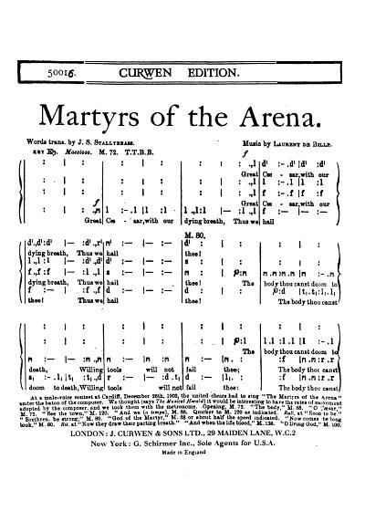 Martyrs Of The Arena