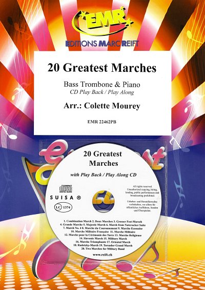 C. Mourey: 20 Greatest Marches, BposKlav (+CD)