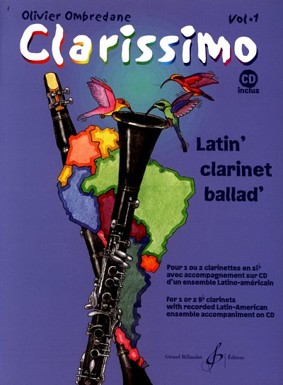 O. Ombredane: Clarissimo - Latin' clarine, 1-2Klar (Sppa+CD)