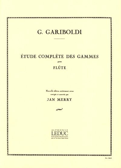 G. Gariboldi: Etude complète des Gammes Op.127, Fl (Part.)