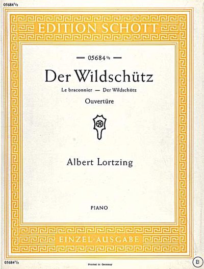 DL: A. Lortzing: Der Wildschütz, Klav