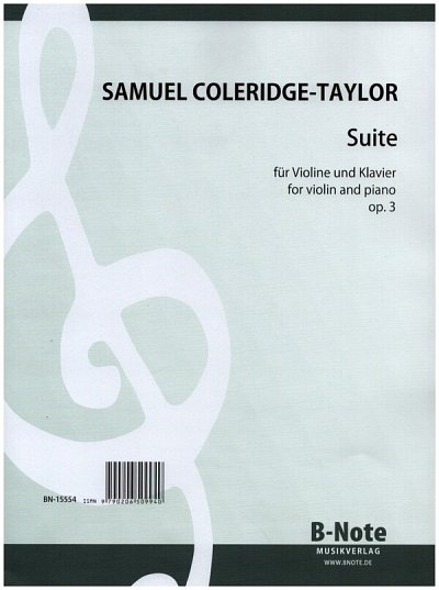 S. Coleridge-Taylor: Suite für Violine un, VlKlav (KlavpaSt)
