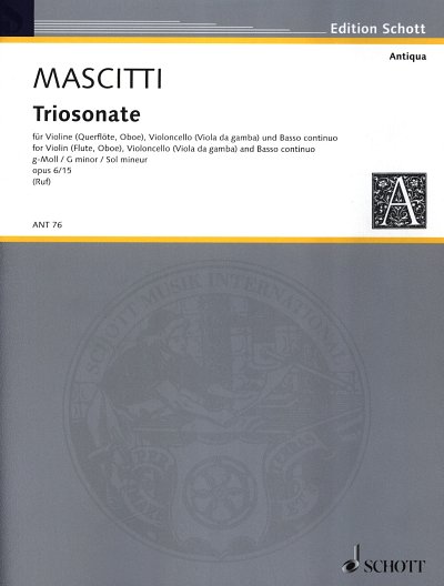 Mascitti, Michel: Triosonate g-Moll op. 6/15
