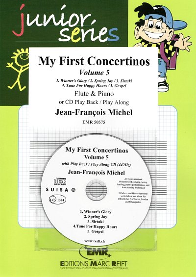 J. Michel: My First Concertinos Volume 5, FlKlav (+CD)