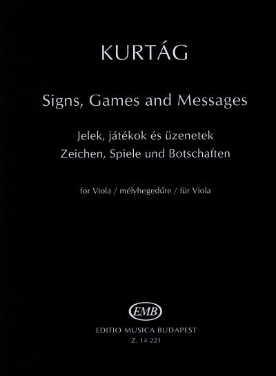 G. Kurtág: Zeichen, Spiele und Botschaften, Va