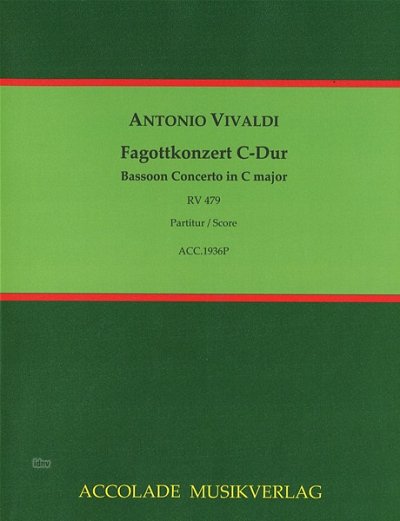 A. Vivaldi: Konzert für Fagott, Streicher , FagStrBc (Part.)