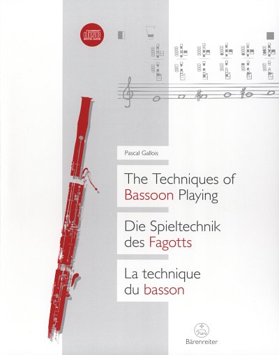 P. Gallois: Die Spieltechnik des Fagotts, Fag (+2CDs)