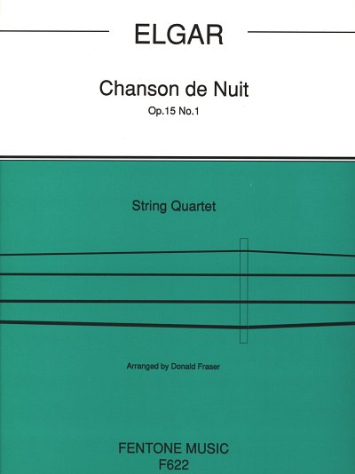 E. Elgar: Chanson de Nuit op. 15 No. 1, 2VlVaVc (Pa+St)