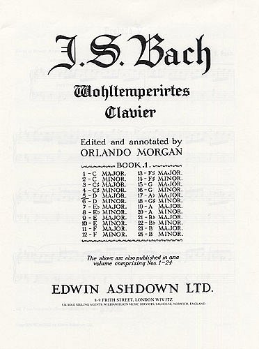 J.S. Bach: Prelude and Fugue No. 5 In D Major, Klav