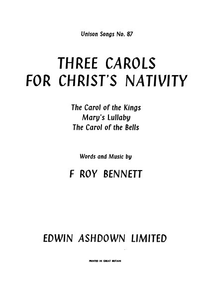 Three Carols For Christ's Nativity