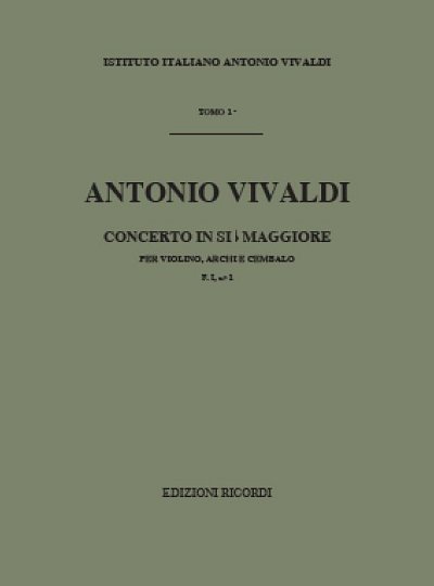 A. Vivaldi: Concerto In Si Bem. RV 367