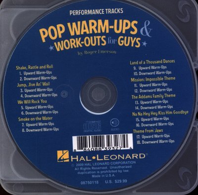 Pop Warm-Ups & Work-Outs for Guys, Mch (CD)