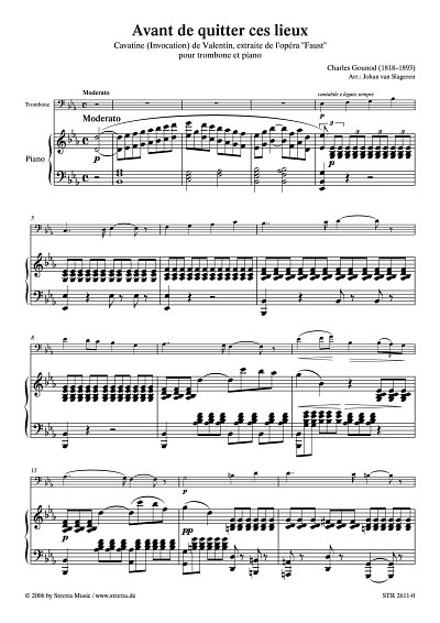 DL: C. Gounod: Avant de quitter ces lieux Cavatine (Valentin