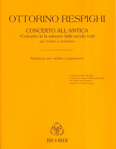 O. Respighi: Concerto All'Antica 