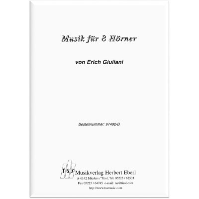 Giuliani Erich: Musik Fuer 8 Hoerner