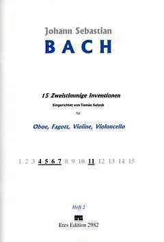 J.S. Bach: Zweistimmige Inventionen (Pa+St)
