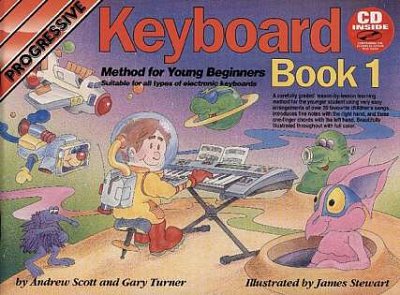 Progressive Keyboard For Little Kids Book 1, Key (+CD+DVD)