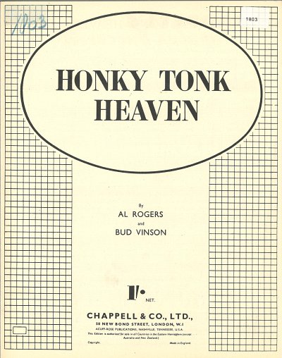 DL: A.R.B. Vinson: Honky Tonk Heaven, GesKlavGit