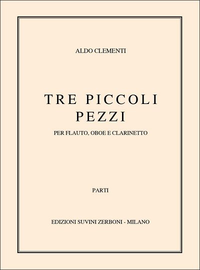 A. Clementi: Tre Piccoli Pezz, HolzEns