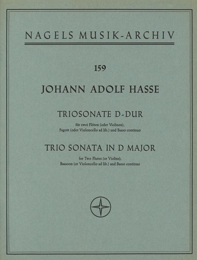 J.A. Hasse: Triosonate D-Dur