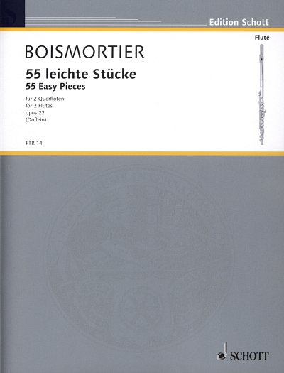 J.B. de Boismortier: 55 leichte Stücke op. 22 , 2Fl (Sppa)
