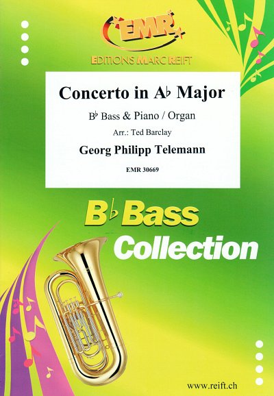 DL: G.P. Telemann: Concerto in Ab Major, TbBKlv/Org