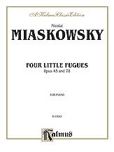 DL: N.M.M. Nicolai: Miaskowsky: Four Little Fugues, Op. 43, 