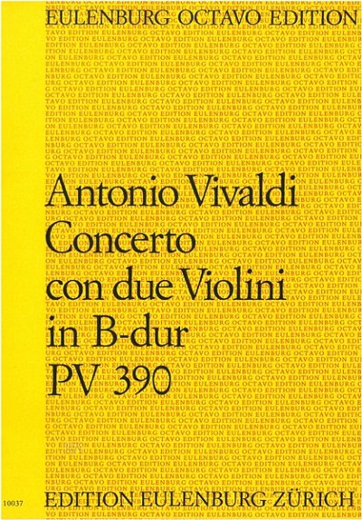 A. Vivaldi: Konzert für 2 Violinen B-Dur R, 2VlStrBC (Part.)