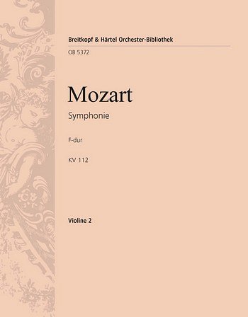 W.A. Mozart: Symphonie Nr. 13 F-dur KV 112, Sinfo (Vl2)