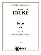 DL: G. Fauré: Fauré: Élégie, Op. 24