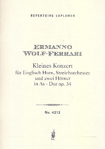 E. Wolf-Ferrari: Kleines Konzert As-Dur op.34