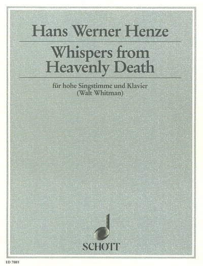 H.W. Henze: Whispers from Heavenly Death , GesHKlav (KA)