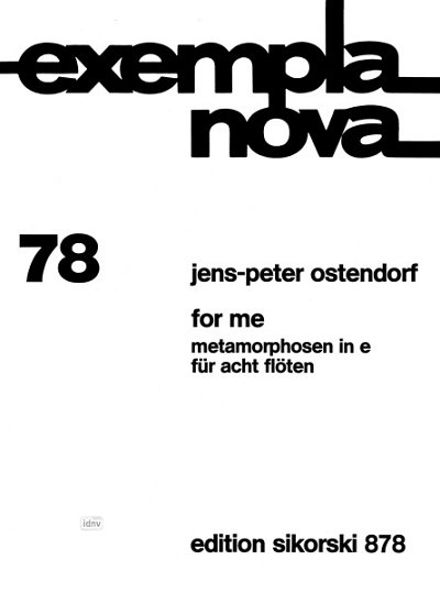 Ostendorf Jens Peter: For Me für 8 Flöten