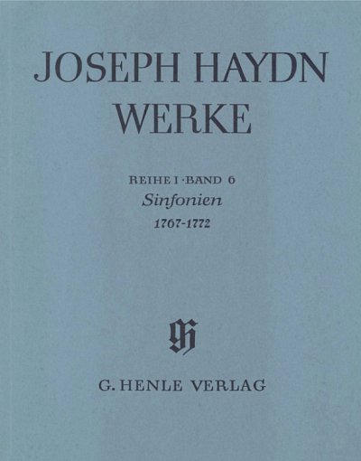 H. Joseph: Sinfonien 1767-1772, Orch (PartHC)