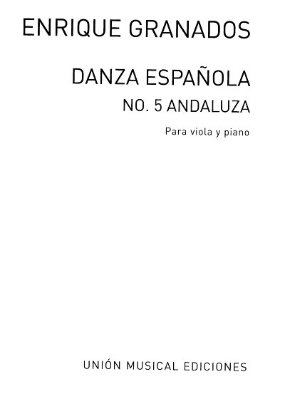 Danza Espanola No.5 Andaluza, VaKlv (Bu)