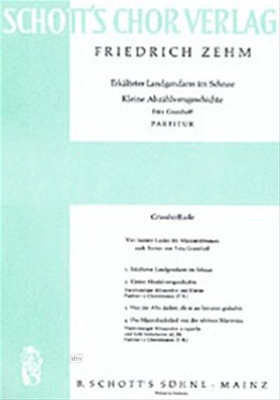 Z. Friedrich: Grasshoffiade , Mch4Klav (Part.)