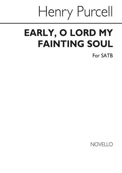 H. Purcell: Early, O Lord, My Fainting Soul, GchKlav (Chpa)