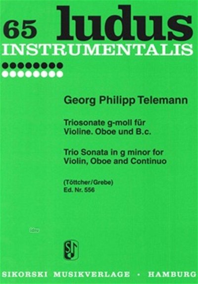 G.P. Telemann: Triosonate für Violine, Oboe und B.c. g-Moll TWV 42:g5