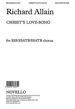R. Allain: Christ's Love-Song (Bu)