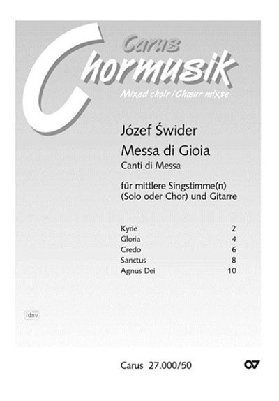 J. Swider: Messa Di Gioia - Canti Di Messa