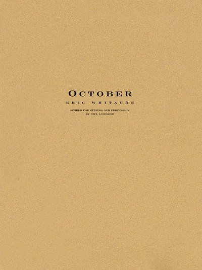 E. Whitacre: October, StroSchl (Pa+St)