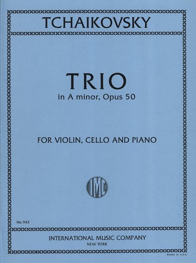 P.I. Tschaikowsky: Trio in A minor Opus 50 , VlVcKlv (Bu)