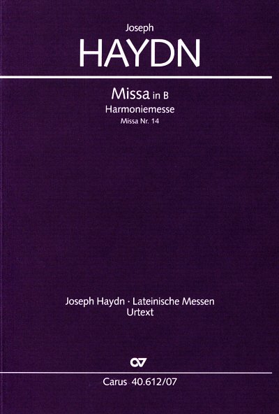 J. Haydn: Harmoniemesse in B, SolGchOrchOr (Stp)