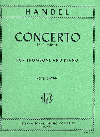 G.F. Händel: Concerto (Brown) (Bu)