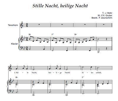 DL: (Traditional): Stille Nacht, heilige Nacht, ThrnOrg (Par